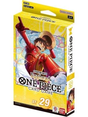 ONE PIECE CARD GAME EGGHEAD STARTER DECK ST-29 ENGLISH BRAND NEW SEALED TCG